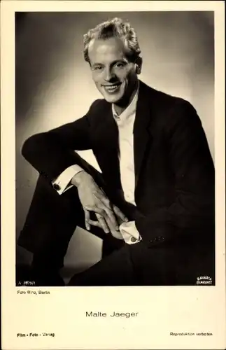 Ak Schauspieler Malte Jaeger, Portrait