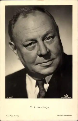 Ak Schauspieler Emil Jannings, Portrait