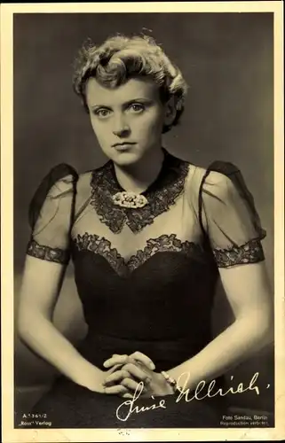 Ak Schauspielerin Luise Ullrich, Portrait