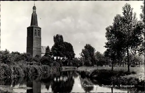 Ak Sint Oedenrode Nordbrabant Niederlande, Dammel m. Knoptoren