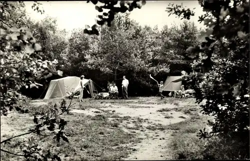 Ak Drunen Nordbrabant, Kampeercentrum en Bungalowpark de Klinkaert, Zelte