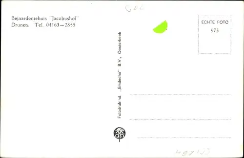 Ak Drunen Nordbrabant, Bejaardentehuis Jacobushof