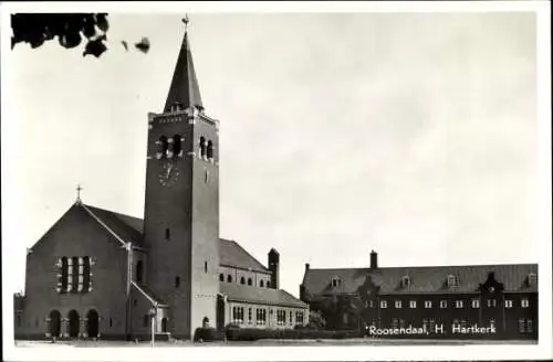 Ak Roosendaal Nordbrabant Niederlande, H. Hartkerk