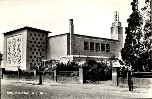 Ak Someren Eind Nordbrabant, R. K. Kerk