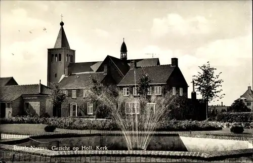 Ak Baarle Nassau Nordbrabant, Gezicht op Holl. Kerk