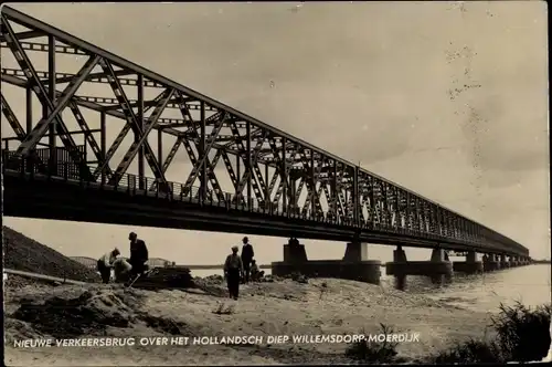 Ak Moerdijk Nordbrabant Niederlande, Verkehrsbrücke