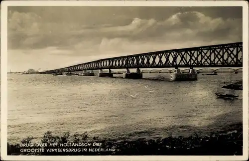 Ak Moerdijk Nordbrabant Niederlande, Verkehrsbrücke