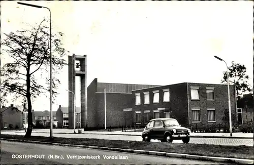 Ak Oosterhout Nordbrabant Niederlande, Verrijzeniskerk Vondellaan