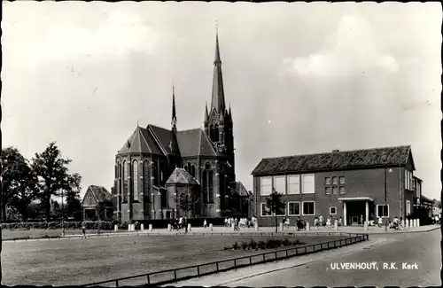 Ak Ulvenhout Nordbrabant Niederlande, R. K. Kerk