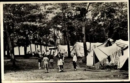 Ak Gilze en Rijen Nordbrabant, Kinder Camp, Zelte
