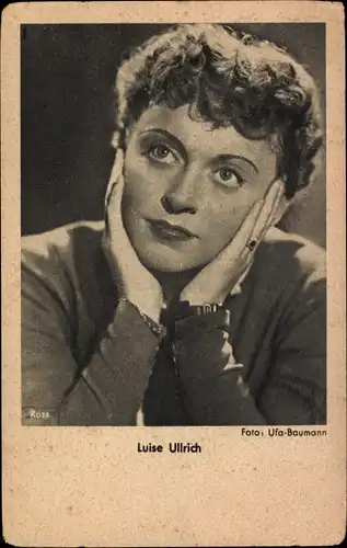 Ak Schauspielerin Luise Ullrich, Portrait