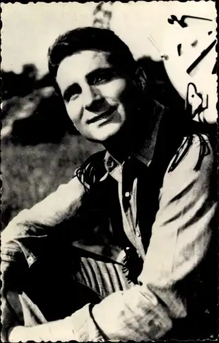 Ak Schauspieler und Sänger Freddy Quinn, Portrait