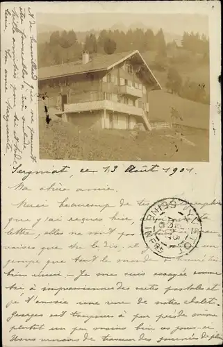 Ak Unbekannte Hütte um 1901