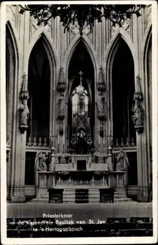 Ak 's Hertogenbosch Nordbrabant Niederlande, Priesterkoor in de Kathedrale Basiliek van St. Jan