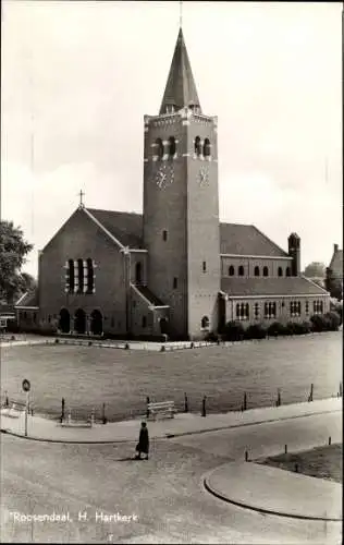 Ak Roosendaal Nordbrabant Niederlande, H. Hartkerk