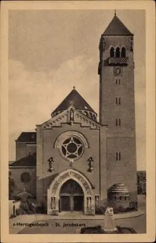 Ak 's Hertogenbosch Nordbrabant Niederlande, St. Jacobskerk