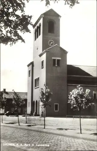 Ak Drunen Nordbrabant, R. K. Kerk H. Lambertus