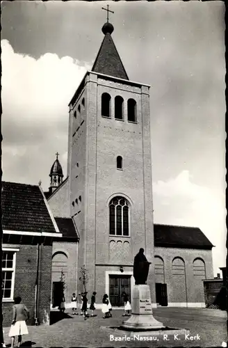 Ak Baarle Nassau Nordbrabant, R. K. Kerk