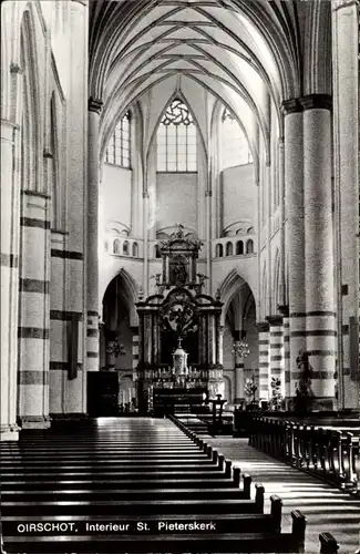 Ak Oirschot Nordbrabant, Inneres der St. Peterskirche