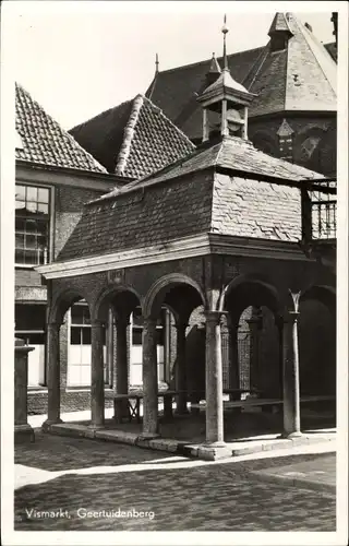 Ak Geertruidenberg Nordbrabant Niederlande, Vismarkt