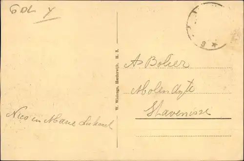 Ak Harderwijk Gelderland, Oranje Nassaulaan