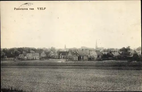 Ak Velp Gelderland Niederlande, Panorama