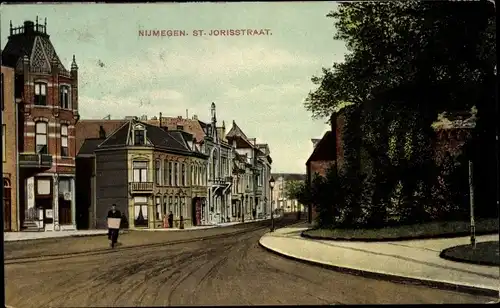 Ak Nijmegen Gelderland, St. Jorisstraat