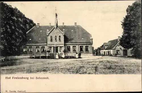 Ak Sehestedt am Nord Ostsee Kanal, Hof Freienberg