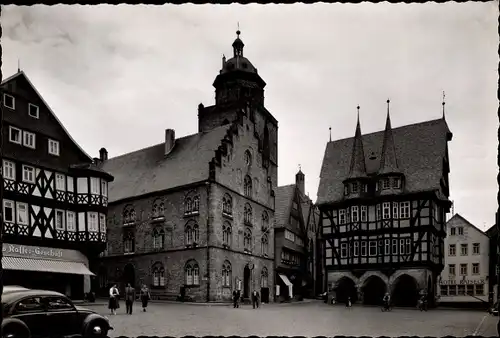 Foto Alsfeld in Hessen, Marktplatz, 1958