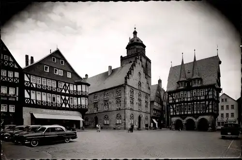Foto Alsfeld in Hessen, Marktplatz, 1958
