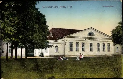 Ak Roda Stadtroda in Thüringen, Schützenhaus