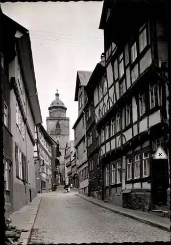 Foto Alsfeld in Hessen, Untere Fuldagasse, 1955