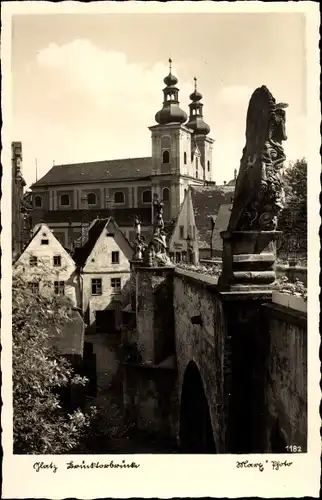 Ak Kłodzko Glatz Schlesien, Brücktorbrücke