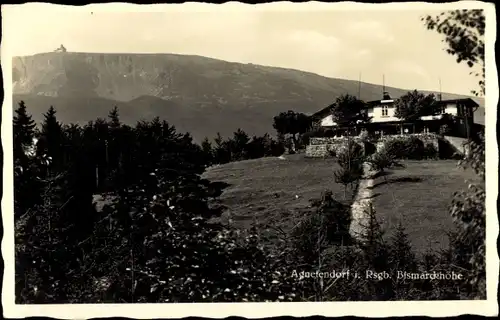Ak Jagniątków Agnetendorf Hirschberg Riesengebirge Schlesien, Bismarckhöhe