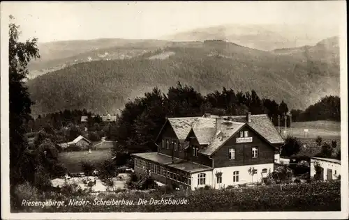 Ak Szklarska Poręba Nieder-Schreiberhau Riesengebirge Schlesien, Die Dachsbaude