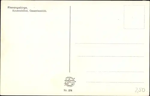 Ak Karpacz Krummhübel Riesengebirge Schlesien, Panorama von Ort und Umgebung, Schneekoppe