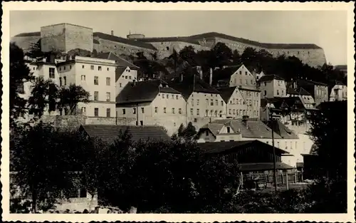 Ak Kłodzko Glatz Schlesien, Festung mit Altstadt