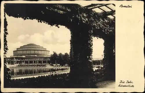 Ak Wrocław Breslau Schlesien, Jahhunderthalle