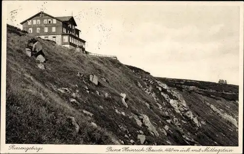 Ak Karpacz Górny Brückenberg Krummhübel Riesengebirge Schlesien, Prinz Heinrich Baude