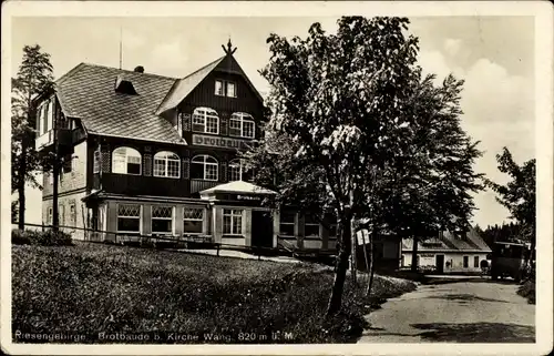 Ak Karpacz Górny Brückenberg Krummhübel Riesengebirge Schlesien, Brotbaude