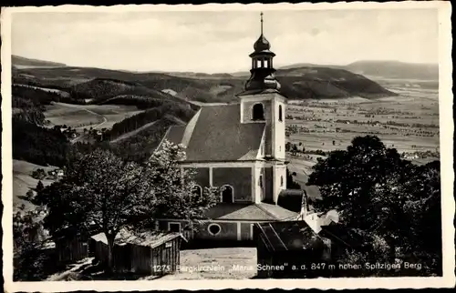 Ak Międzygórze Kłodzko in Niederschlesien, Kirche Maria Schnee im Schneegebirge