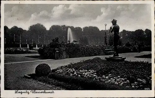 Ak Legnica Liegnitz Schlesien, Wasserkunst