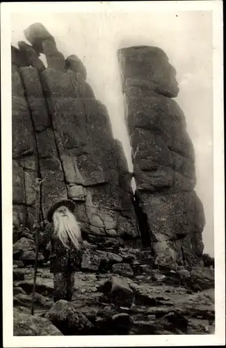 Ak Podgórzyn Giersdorf Riesengebirge Schlesien, Słonecznik, Mittagstein, Polední kámen