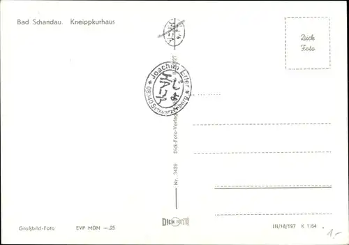 Ak Bad Schandau Sächsische Schweiz, Kneippkurhaus