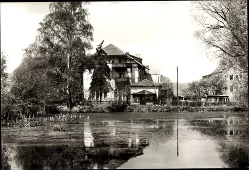 Ak Ostrau Bad Schandau Sächsische Schweiz, Ostrauer Scheibe