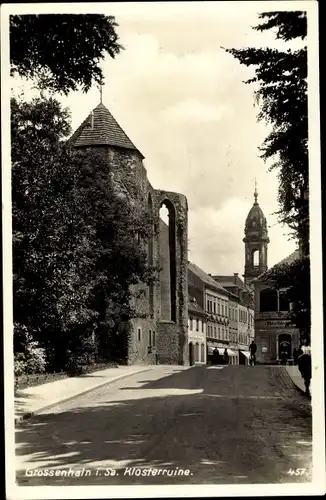 Ak Großenhain Sachsen, Klosterruine