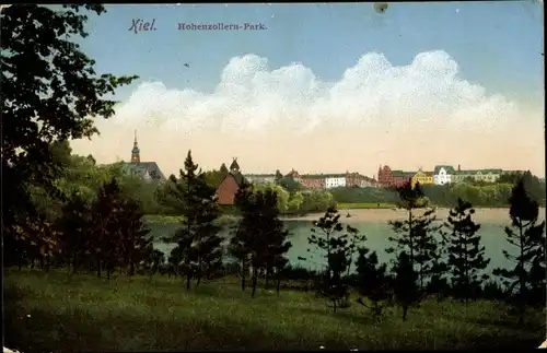 Ak Kiel Schleswig Holstein, Hohenzollern-Park