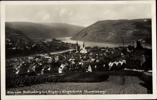 Ak Bingen am Rhein, Rochusberg, Panorama vom Rochusberg aus, Bingerbrück, Rupertsberg