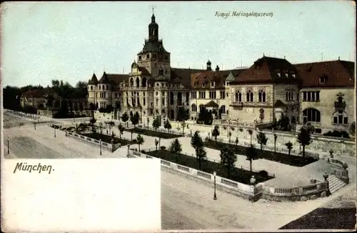 Ak München Bayern, Königl. Nationalmuseum