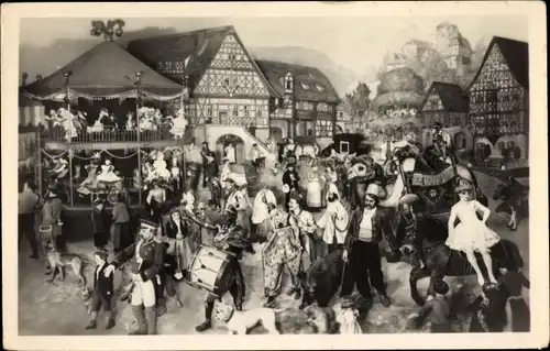 Ak Sonneberg in Thüringen, Deutsches Spielzeugmuseum, Thüringer Kirmes, Weltausstellung Brüssel 1910